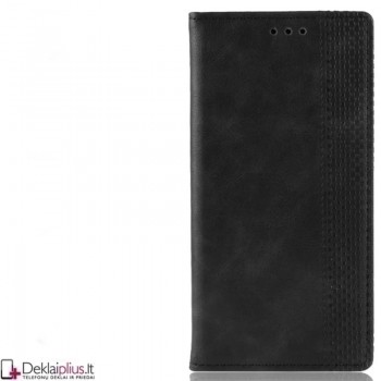 Dirbtinos odos juodas dėklas - su skyreliais (Oneplus 6T/7) Dirbtinos odos juodas dėklas - su skyreliais (Oneplus 6T/7)